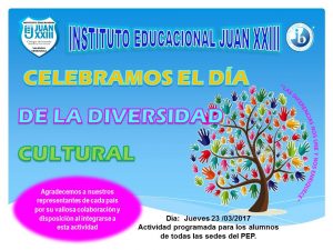 Diversidad Cultural JUAN XXIII 2017