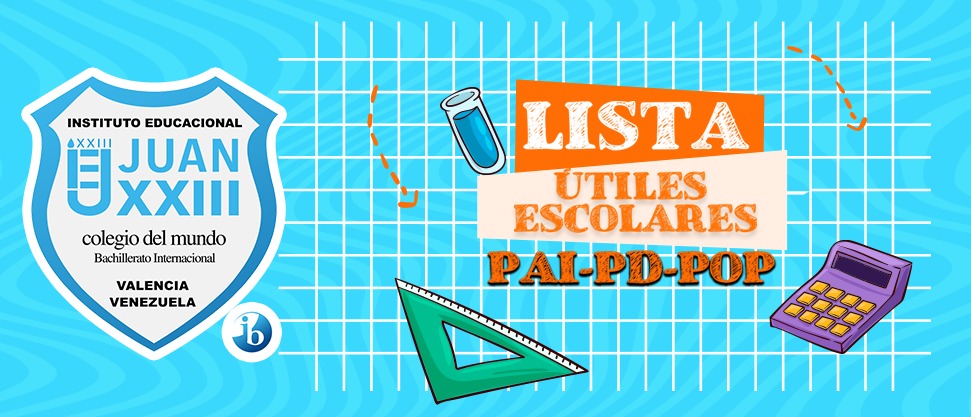 Lista de útiles escolares PAI-PD-POP